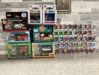 New Sealed Funko Bitty POP Figs. + Rides (VALENCIA) $5 + $10 Each One