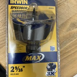 Irwin Speedbor Max Self-Feed Bit 2 9/16” (New)