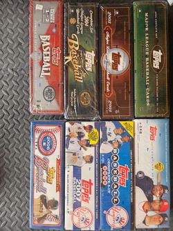 Topps baseball cards sports cards complete sets