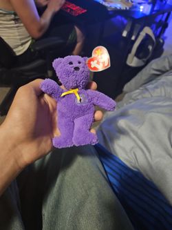 Vintage Grimace The Bear Ty Doll