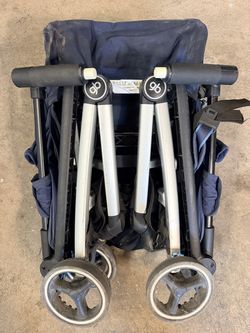 gb Pockit+ All City Ultra Compact Travel Stroller - Night Blue, Folds Tiny
