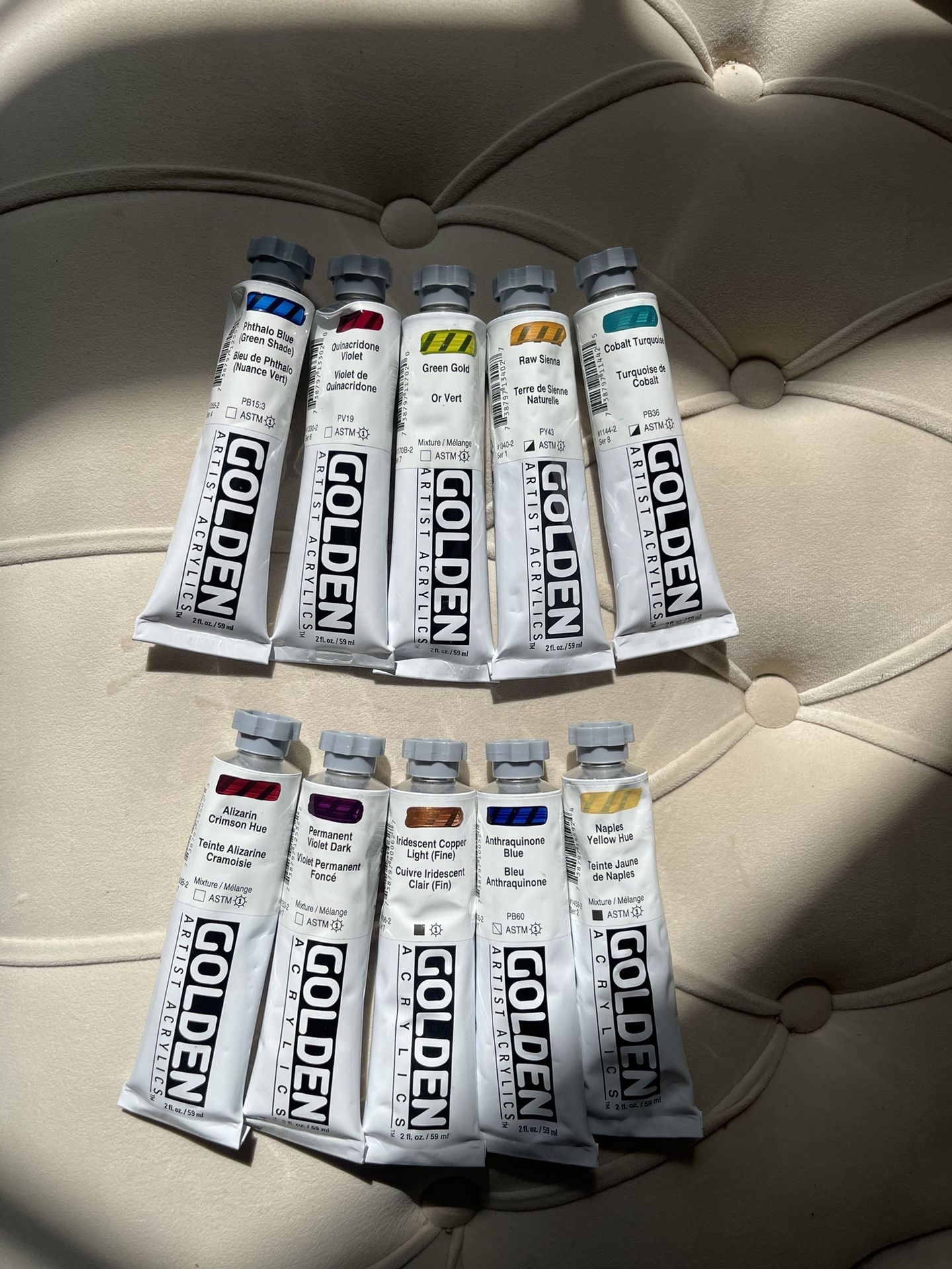 GOLDEN Artist Acrylics Paint Bundle - Gallery