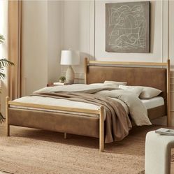 Brand New Jane King  Bed Finished In Light Oak 