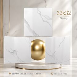 Porcelain tile rectified 32x32