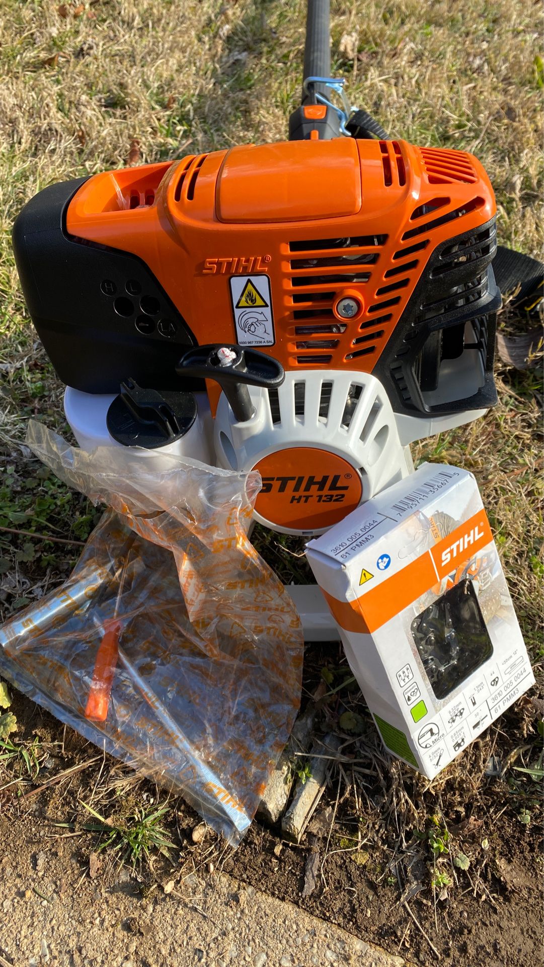 Stihl HT132 Pole saw used once today