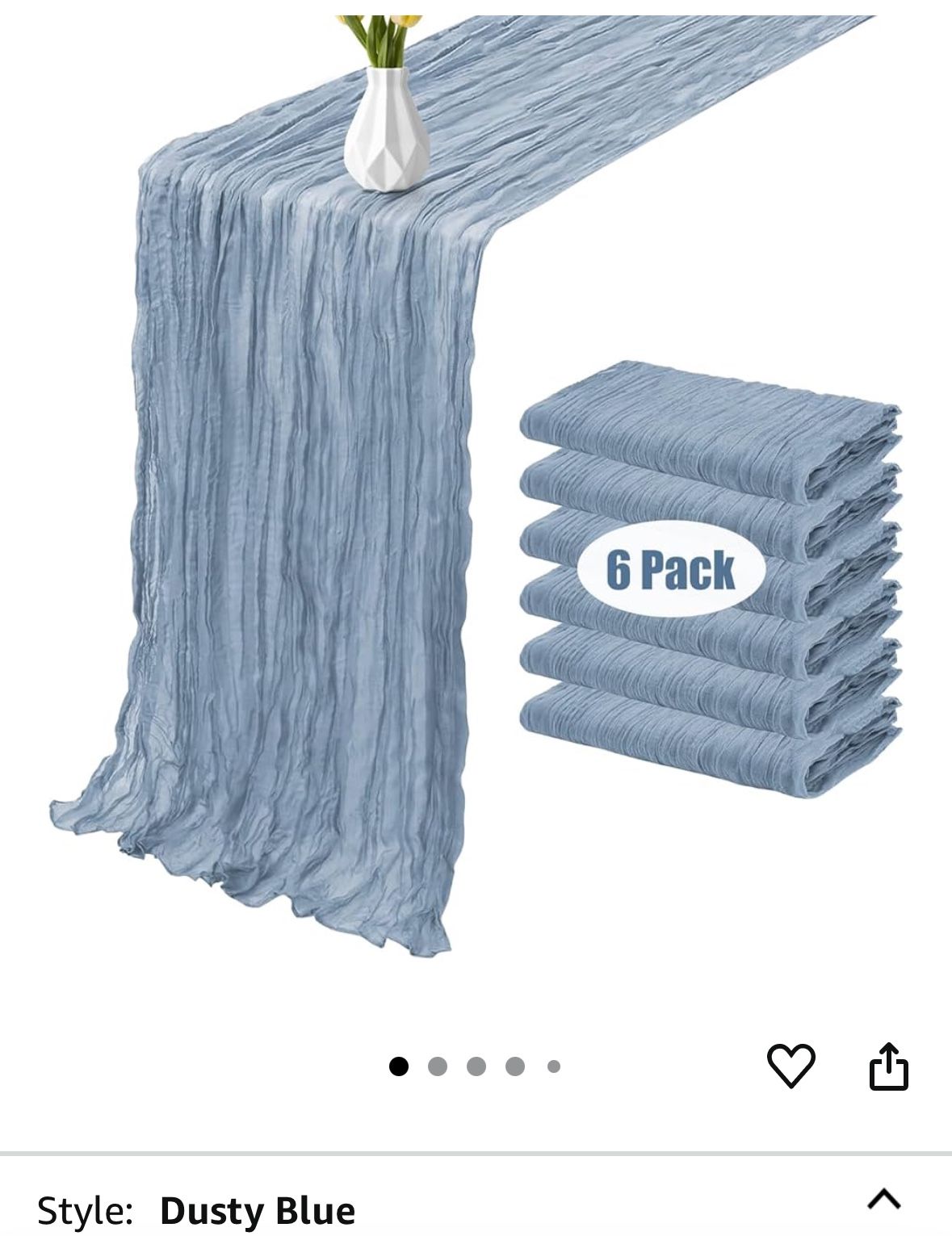 Dusty Blue Table Runners