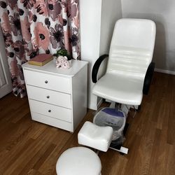 Pedicure Chair/Pedicure Supplies Bundle 