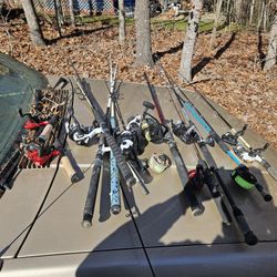 Fishing Rod Lot 
