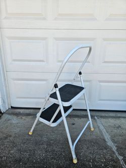 2-Step Folding Step Stool with Handle