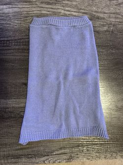Lavender Knit Dog Sweater