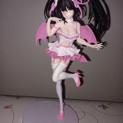 Anime Girl Figure Demon Girl Pink And Cute