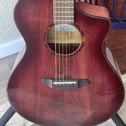 Breedlove Pursuit Exotic S Concert Limited Edition Pinot Burst Concert CE 