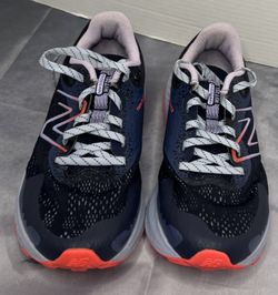 New Balance Navy and Coral Women's Athletic Sneakers