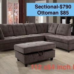 🌼FREE DELIVERY🌼Brand New Sectional Sofa Couch 