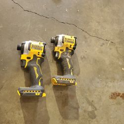Dewalt Inpact Drivers  One New One Used