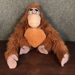 King Louie 14” Orangutan Jungle Book Disney Store Plush Hugging Hands