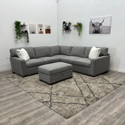 Thomasville Grey Sectional Couch - Free Delivery