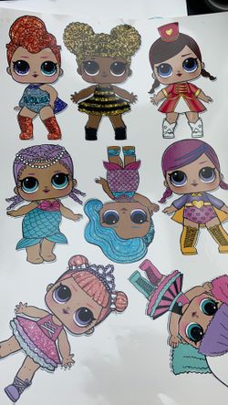 LOL SURPRISE STICKER SHEETS $4 Each