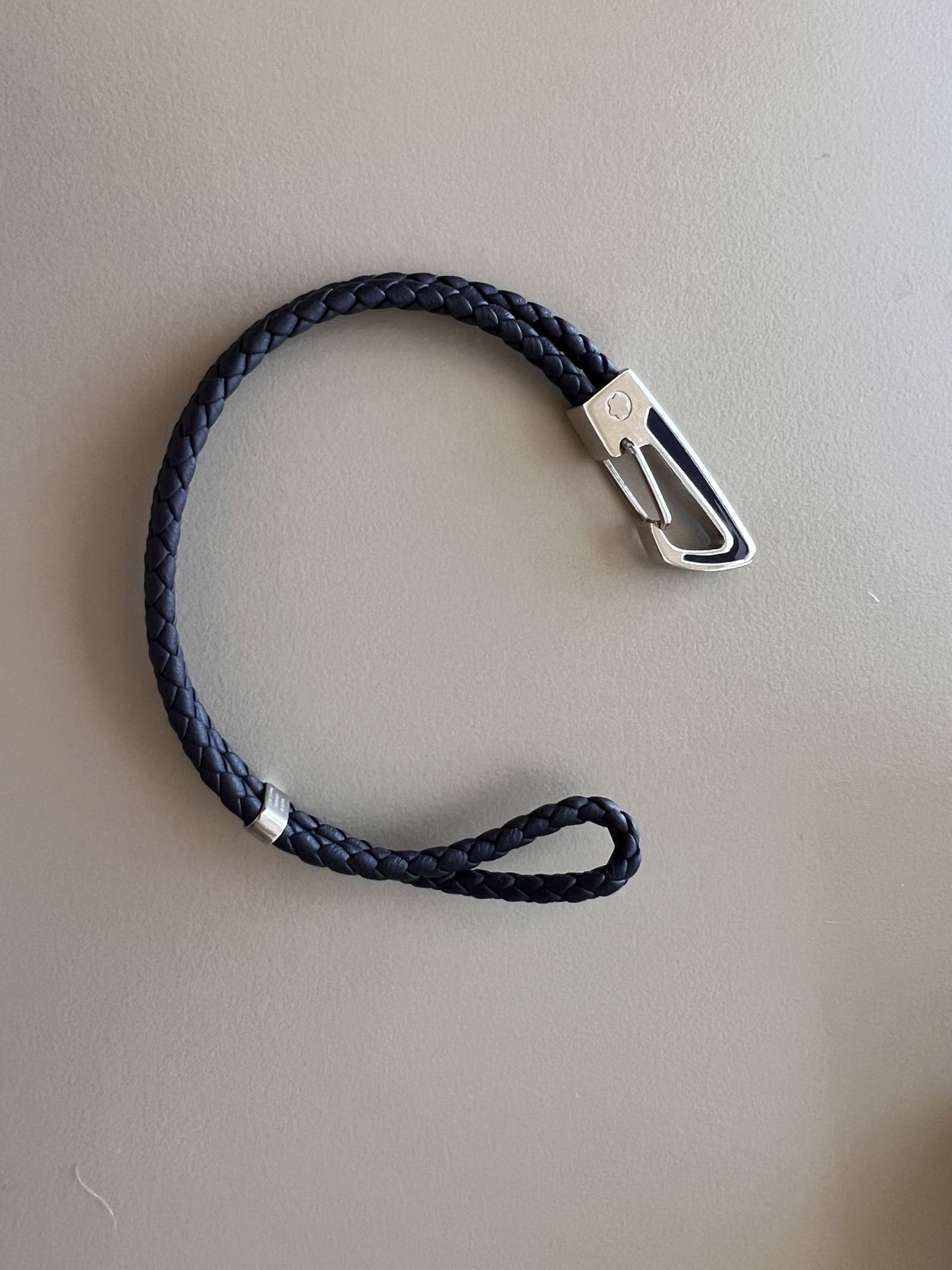 ✨ Montblanc Men’s Leather Bracelet – Excellent Condition