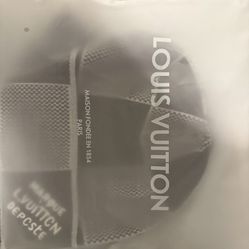 Lv Beanie Dark Gray And Gray