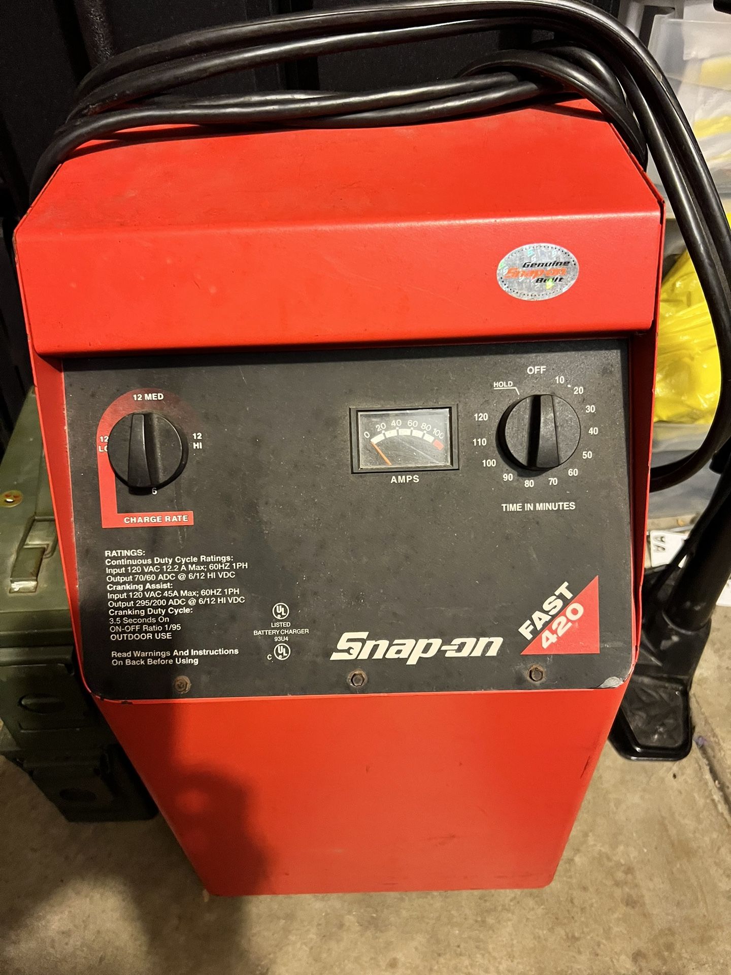 Professional Snap-on Fast 420 Battery Charger
