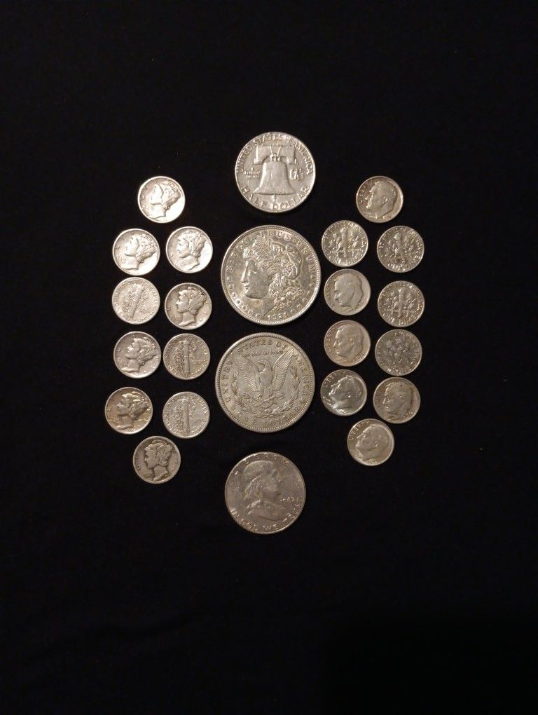 5 Dollars Face Value 90% Silver