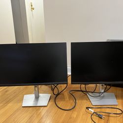 2x Dell 24” Monitors