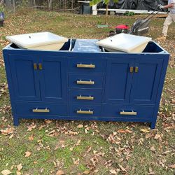 Bath Gabinete 60”  2 Bowls 