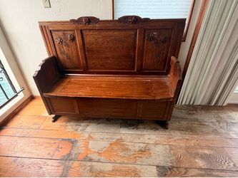 A bench with storage inside-$25