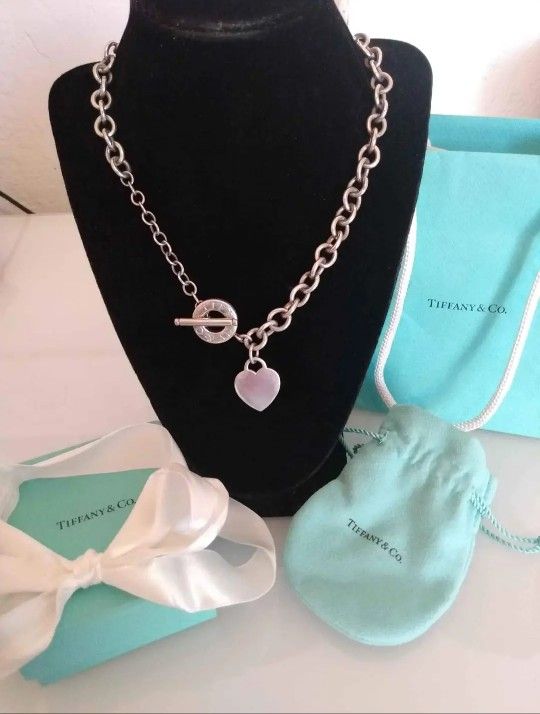 Tiffany's Heart Necklace 18"