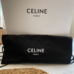 CELINE PARIS Box and Shoe Bag Genuine 