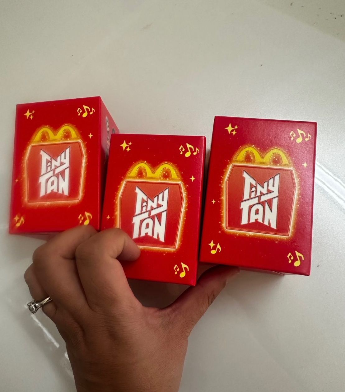 McDonald's Tiny Tan Toys - Box 10, 8 & 14