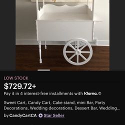 Party Candy Cart