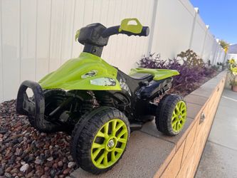 Kids quad modified for 18volt ryobi battery
