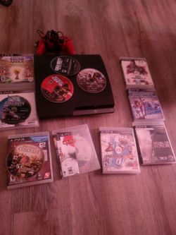 Ps3 and controller and games