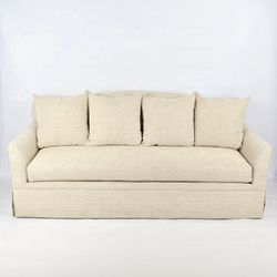 M.J. Design Consultants Custom Neutral Upholstered Sofa 80in