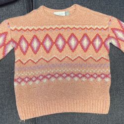 The Children’s Place Girls Fairisle Sweater - Coral