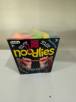 Schylling Nee Doh Noodlies | 5 Stress Relief Noodles | Needoh Squishy Toy