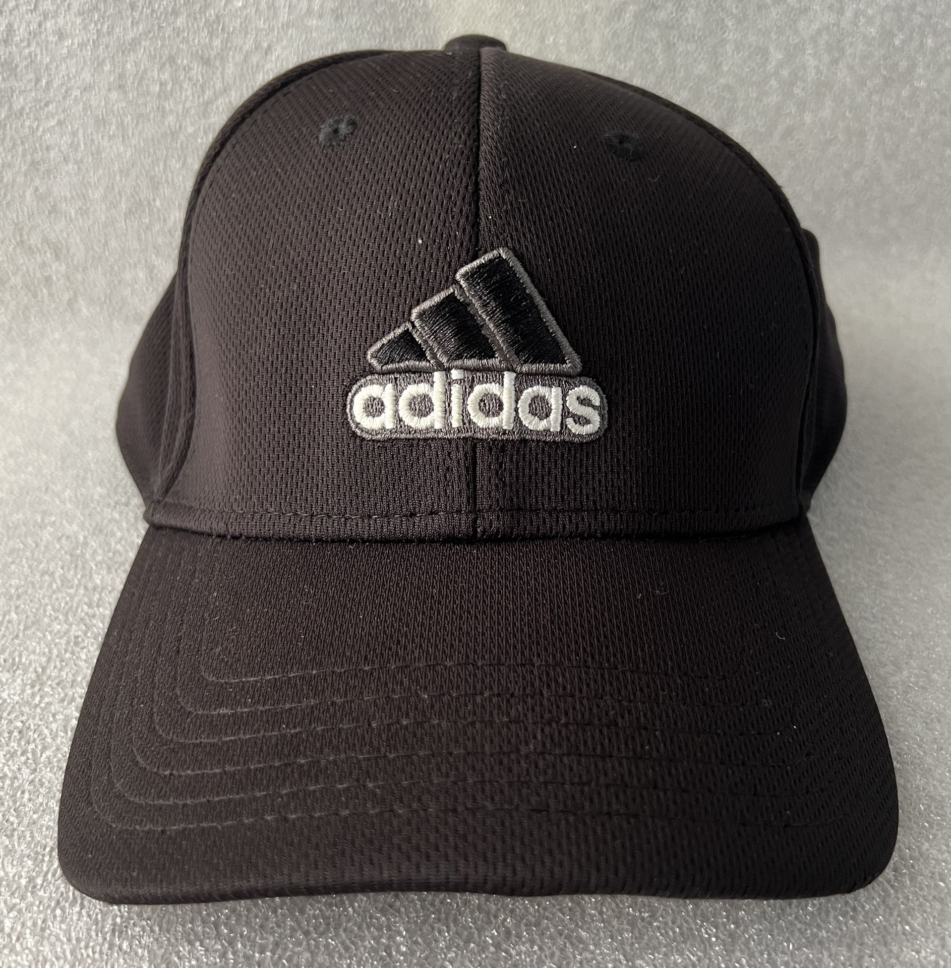 Adidas Climate A-flex Fitted Cap Hat Black Mens Size L/XL  