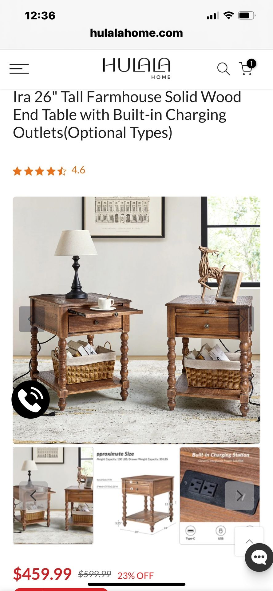  End Tables/night Stands Set Of 2