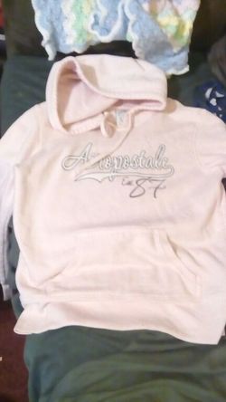 Pink AeroPostle Hoodie.