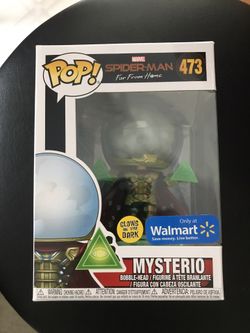 Funko pop exclusive marvel spiderman glow in the dark mysterio