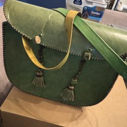 Vintage green Purse 