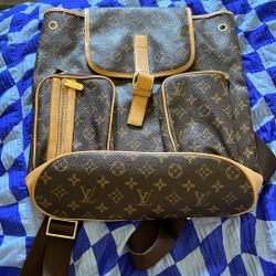  Louis Vuitton Monogram Canvas Bosphore Backpack