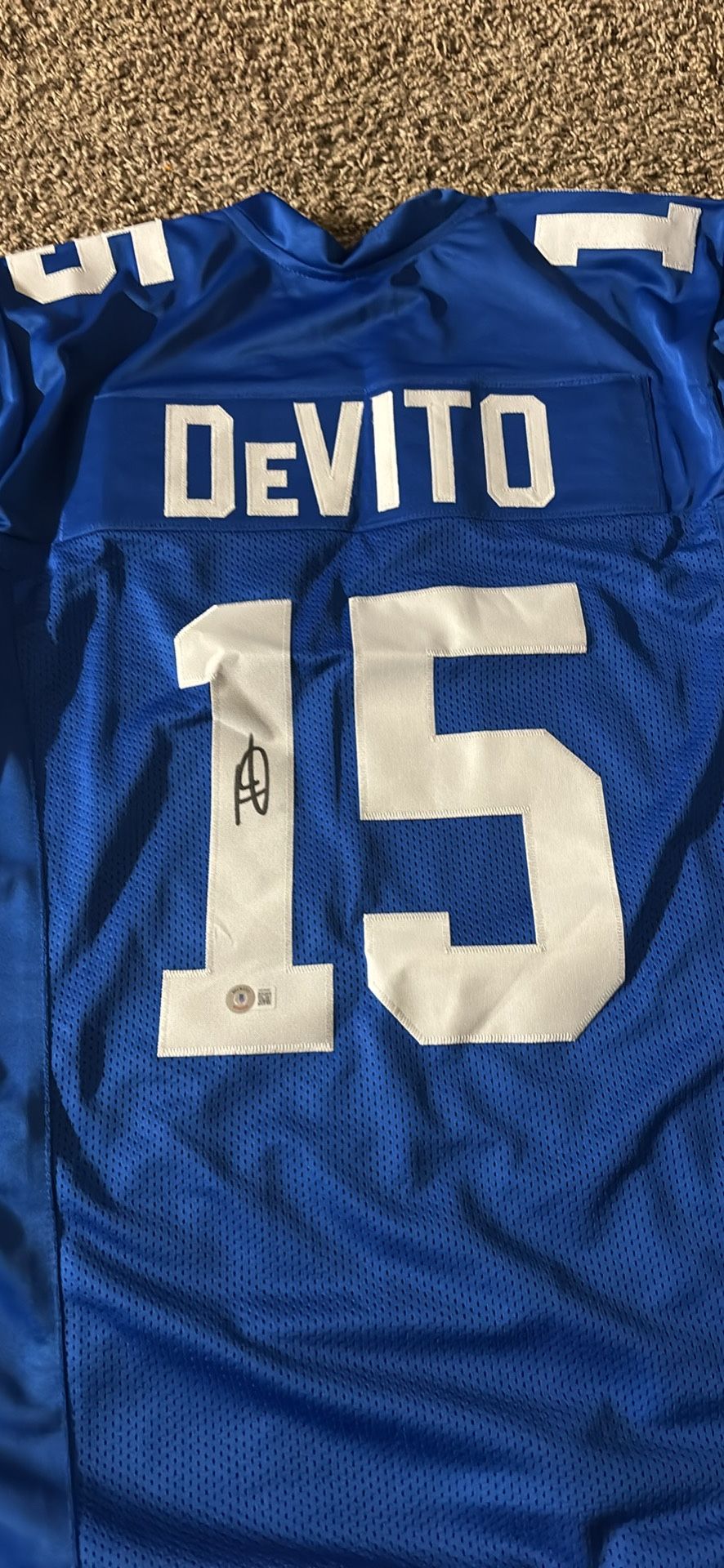 First Owner Authenticated autographed, NFL Jersey