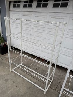 Metal shelving