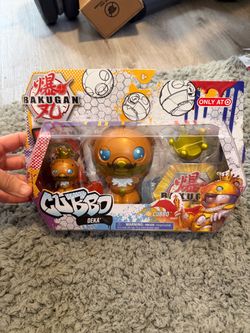 Bakugan Cubbo Deka Target Exclusive Figure Set