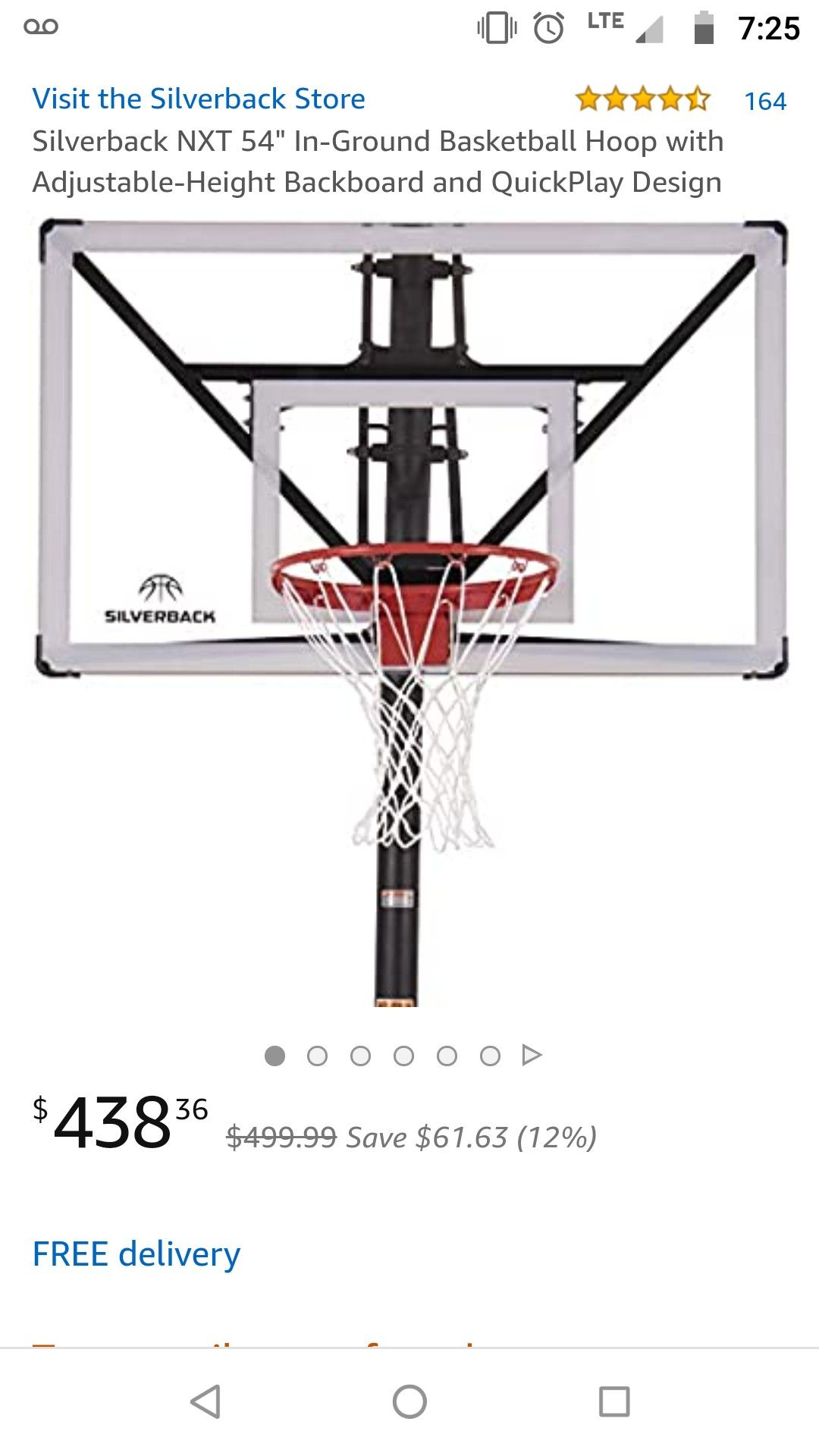 Brand New NXT Silverback basketball hoop