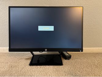 Monitor and keyboard
