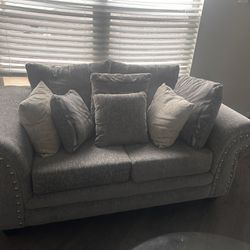  For sale Two sofas and two glass table